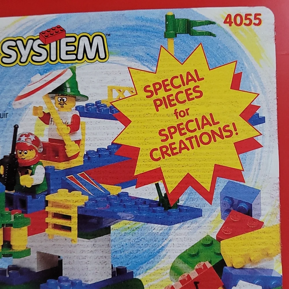 NEW RARE 1997 LEGO System 4055 SEALED Freestyle 320 Special Pieces Value Bucket
